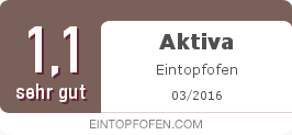 Testsiegel: Aktiva Eintopfofen